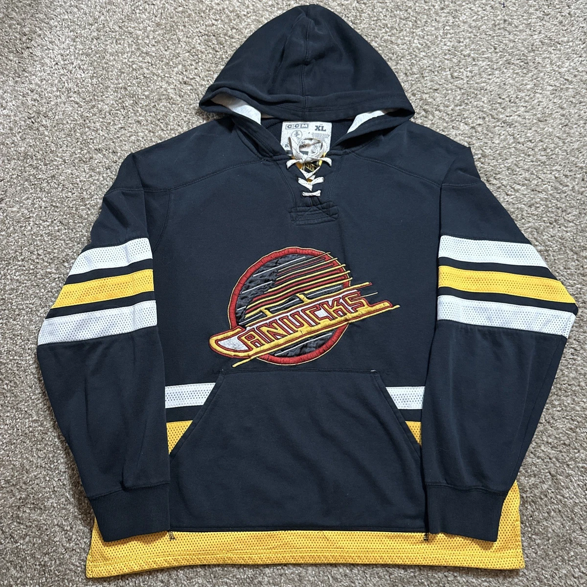 CCM Vancouver Canucks Black NHL Fan Apparel & Souvenirs | eBay