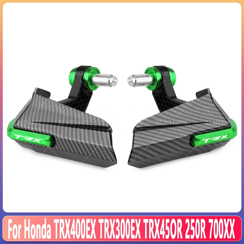 For Honda TRX400EX TRX300EX 7/8" 22MM Handlebar Windshield Hand Guard Protector Foto 3 de 4