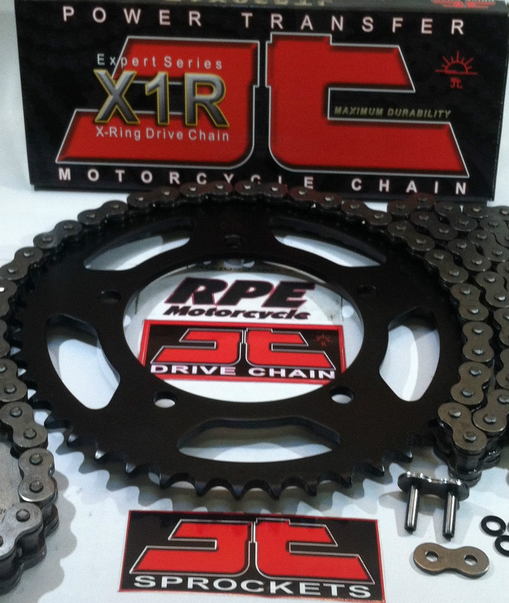 KAWASAKI ZX6R NINJA '03/04 JT X-Ring CHAIN AND SPROCKET KIT *OEM
