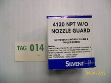 Silvent 4120 NPT w/o Nozzle Guard Replacement Nozzle Stainless Steel