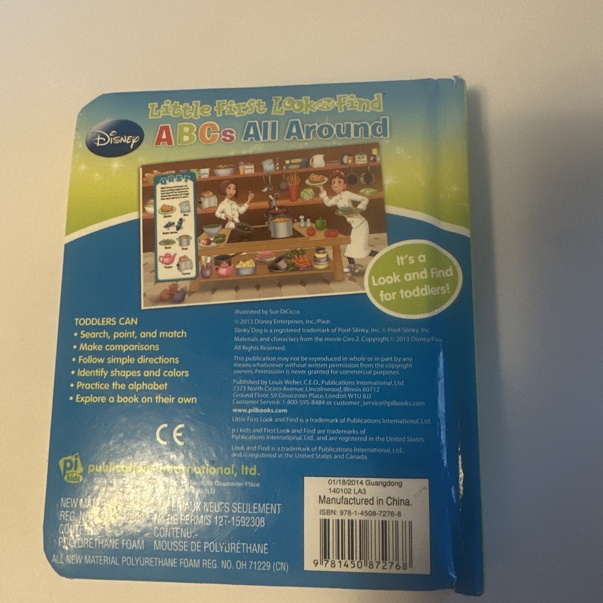 Disney Pixar ABCs All Around: Little First Look and Find by