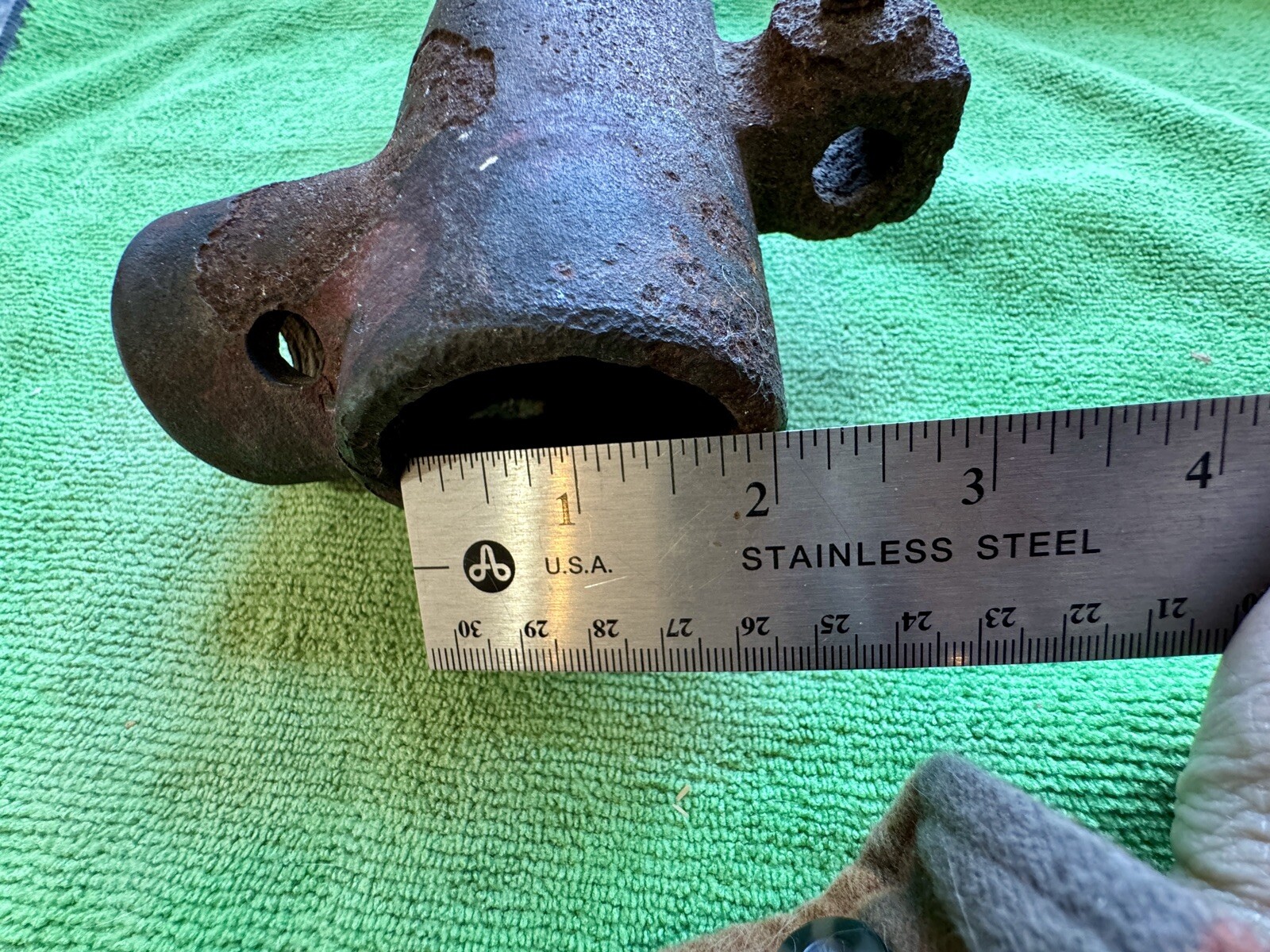 Hot Tube Chimney Hit Miss Gas Engine Old Oil Field Cast Iron Antique