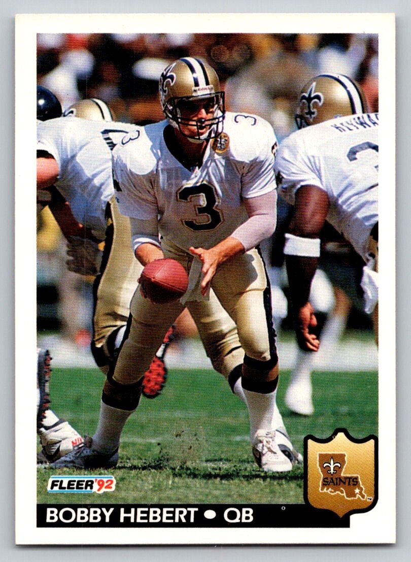 1990 Fleer - Bobby Hebert #187