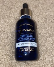 Bath  Body Works Aromatherapy Lavender Essential Oil 3 In 1 1.5 fl oz New