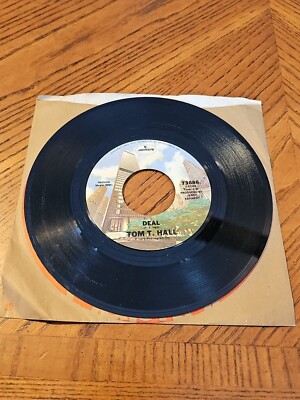 Tom T. Hall Deal / It Rained In Every Town Except Paducah 1975 Mercury 45 RPM
