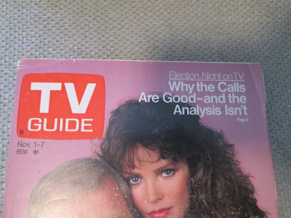 TV GUIDE 1986 November 1-7 Jaclyn Smith Ken Howard Rage Of Angels Pay cable War - Image 2 of 4
