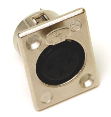 XLR Chassis Male 3 Polig | XLR XLR Einbaubuchsen | Flightcase Teile