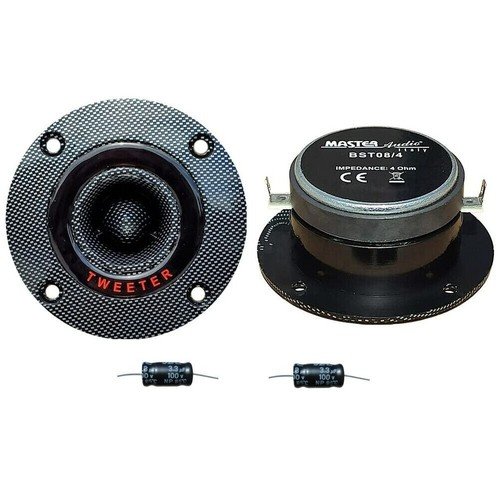 SUPER TWEETER MASTER AUDIO BST08/4 BST 08/4 da 9,7 cm 150 watt rms 4 ohm auto - Foto 6 di 12