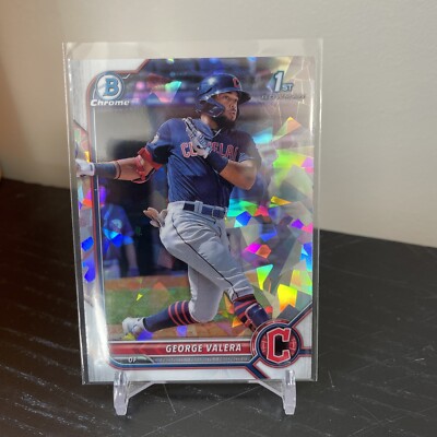 2022 Bowman Chrome George Valera Cleveland Guardians #BCP-22 Atomic