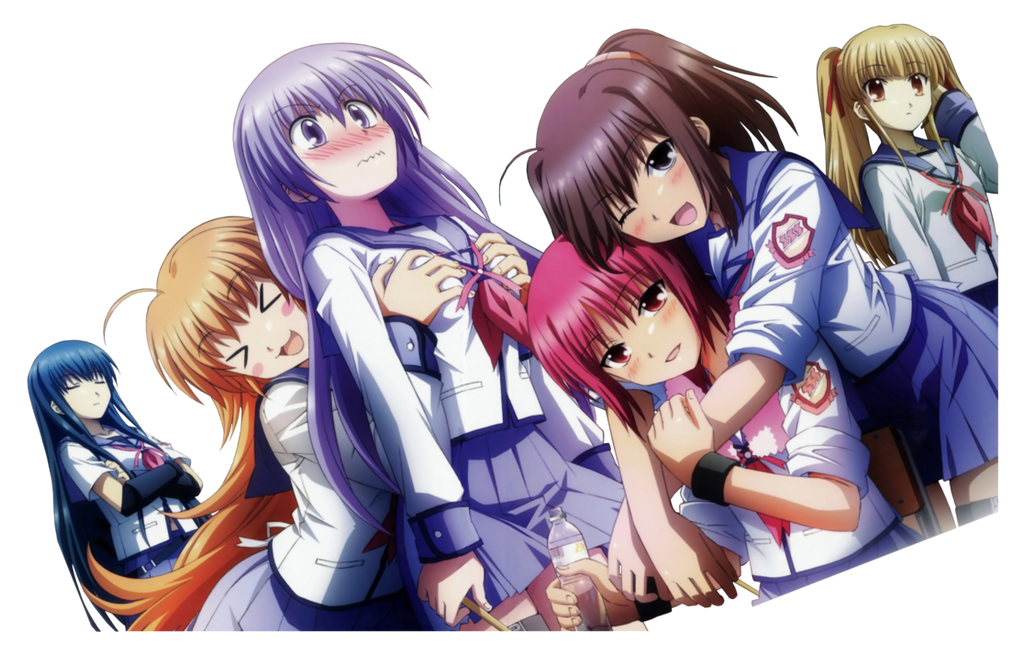 Angel Beats Weatherproof Anime Sticker 6