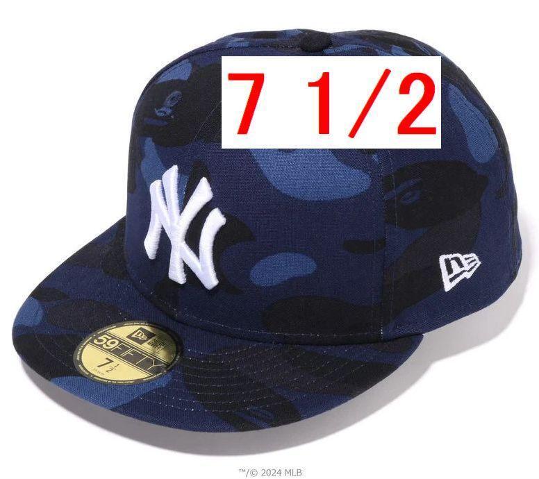 BAPE A BATHING APE x MLB x NEW ERA YANKEES 59 FIFTY CAP NEW BAPE A BATHING APE x MLB x NEW ERA YANKEES 59 FIFTY CAP NEW