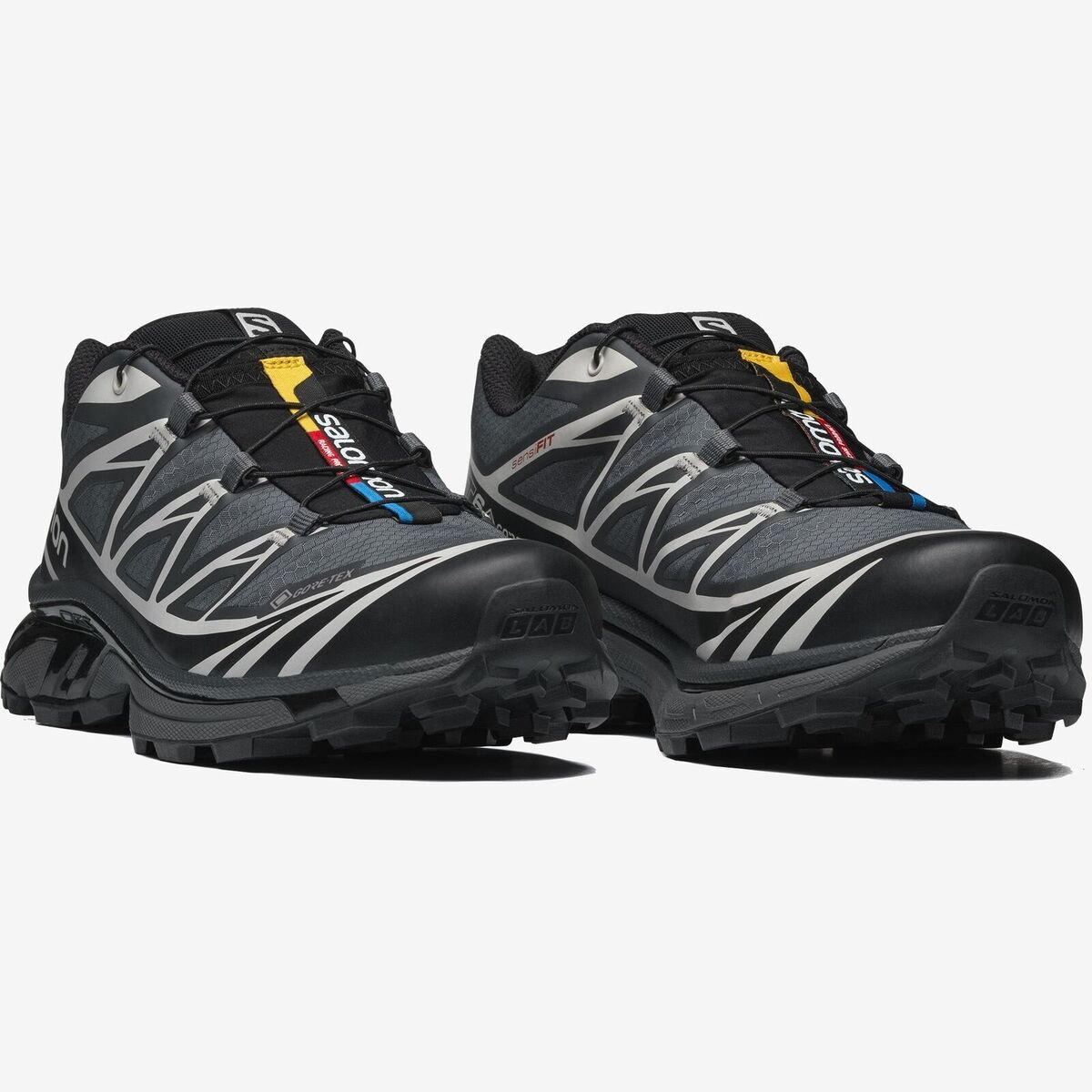 Salomon XT-6 GORE-TEX Black Ebony Lunar Rock l41663500 US 4-14 Brand New