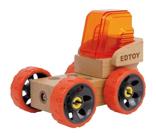 Childrens transformobiles tractor vehicles forklift dump truck wooden Boys Gift - Picture 56 of 60