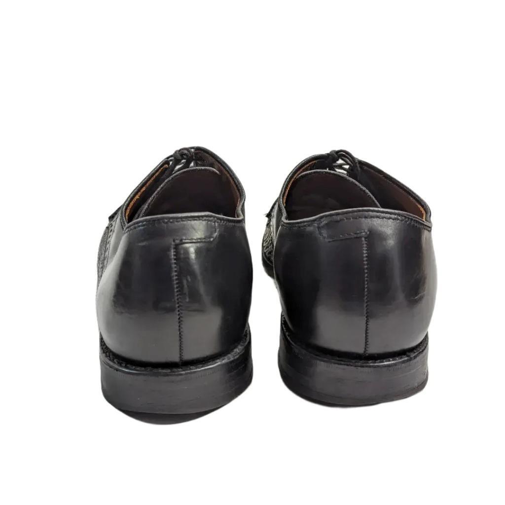 Allen Edmonds Black Leather Basket Weave Oxford Dress Shoes Sz 12 EUC Allen Edmonds | Shoes | Allen Edmonds Black Leather Basket  main image 3
