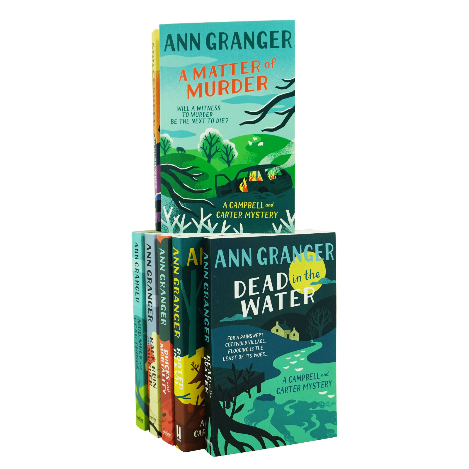 A Campbell and Carter Mystery Series 7 Books - Ann Granger-Young Adult-Paperback