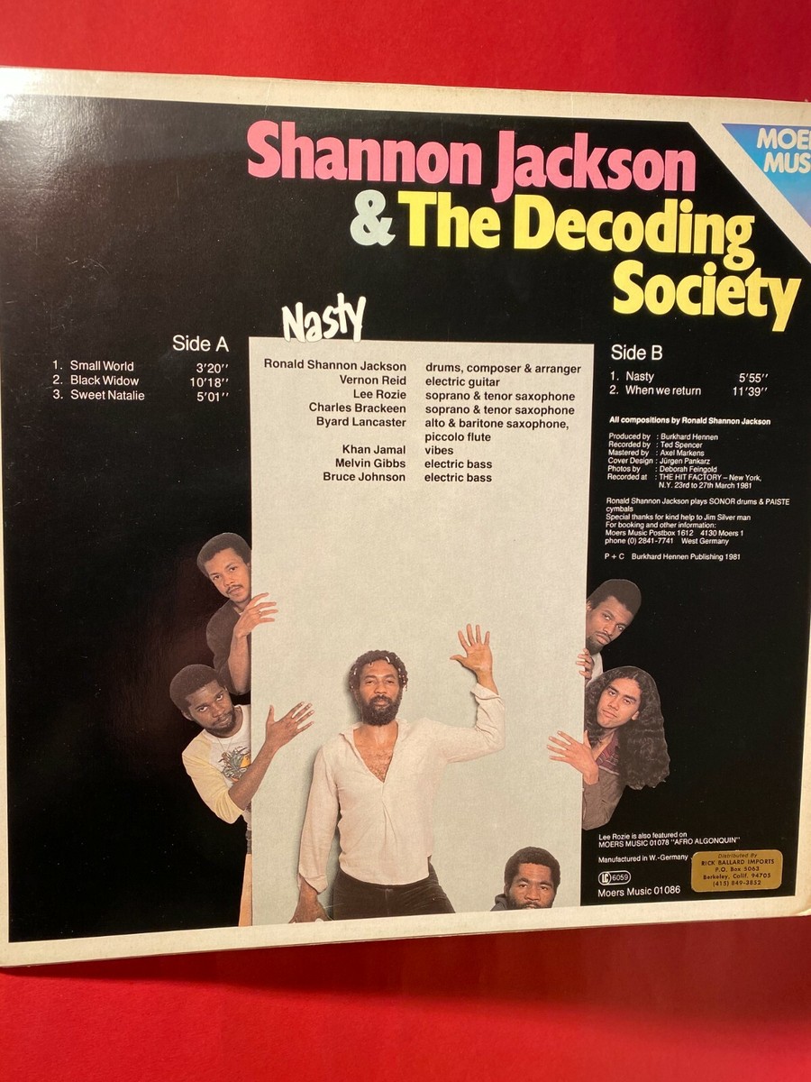 RONALD SHANNON JACKSON - Nasty ~ MOER 6059 {nm orig} w/Kahn Jamal