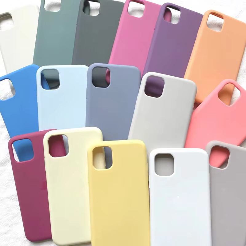 Silicone Cases For iPhone 11 12 13 15 14 11 12 Pro Max Case For Apple