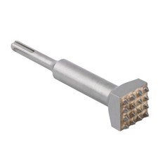 SDS PLUS Carbide Tipped 16Teeth Bush Hammer Chisel Bit For Cement Concrete Stone
