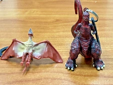 (2) Surreal Entertainment Toho Shin Godzilla & Rodan Bag Hangers Keychain