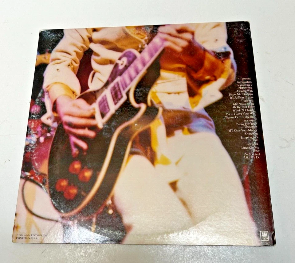 Frampton COMES ALIVE A&M SP-3703 1976 Gatefold Double LP VG - Image 2 of 4