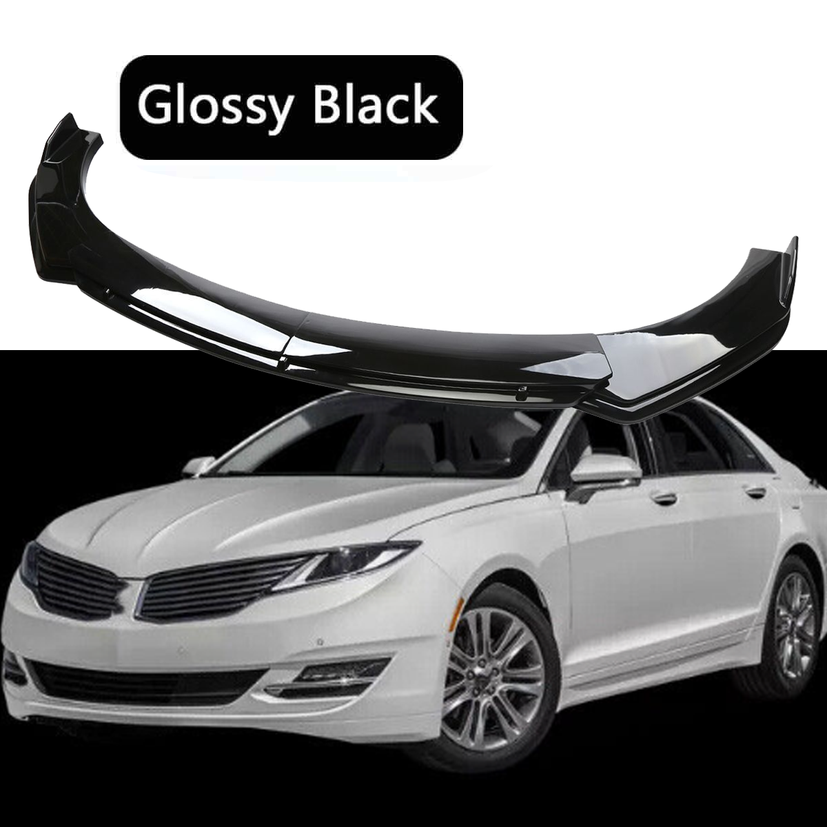 For Lincoln MKZ Front Bumper Lip Spoiler Splitter Diffuser Body