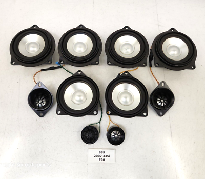 ✓ OEM BMW E90 E92 Audio Professional Sound Speakers Logic 7 L7 