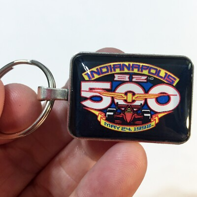 #ad 1998 Chevy Corvette Pace Car Decal 82nd Indy 500 Keychain $12.95