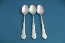 3 Teaspoons International Lyon AMERICANA 18/8 Korea 6 1/8"