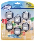 Rest Island Scent Car Air Freshener Clip, 6 Car Freshener Vent Clips, 4ml...