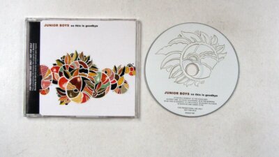 Junior Boys So This Is Goodbye UK Adv CD 2006 Synth-Pop