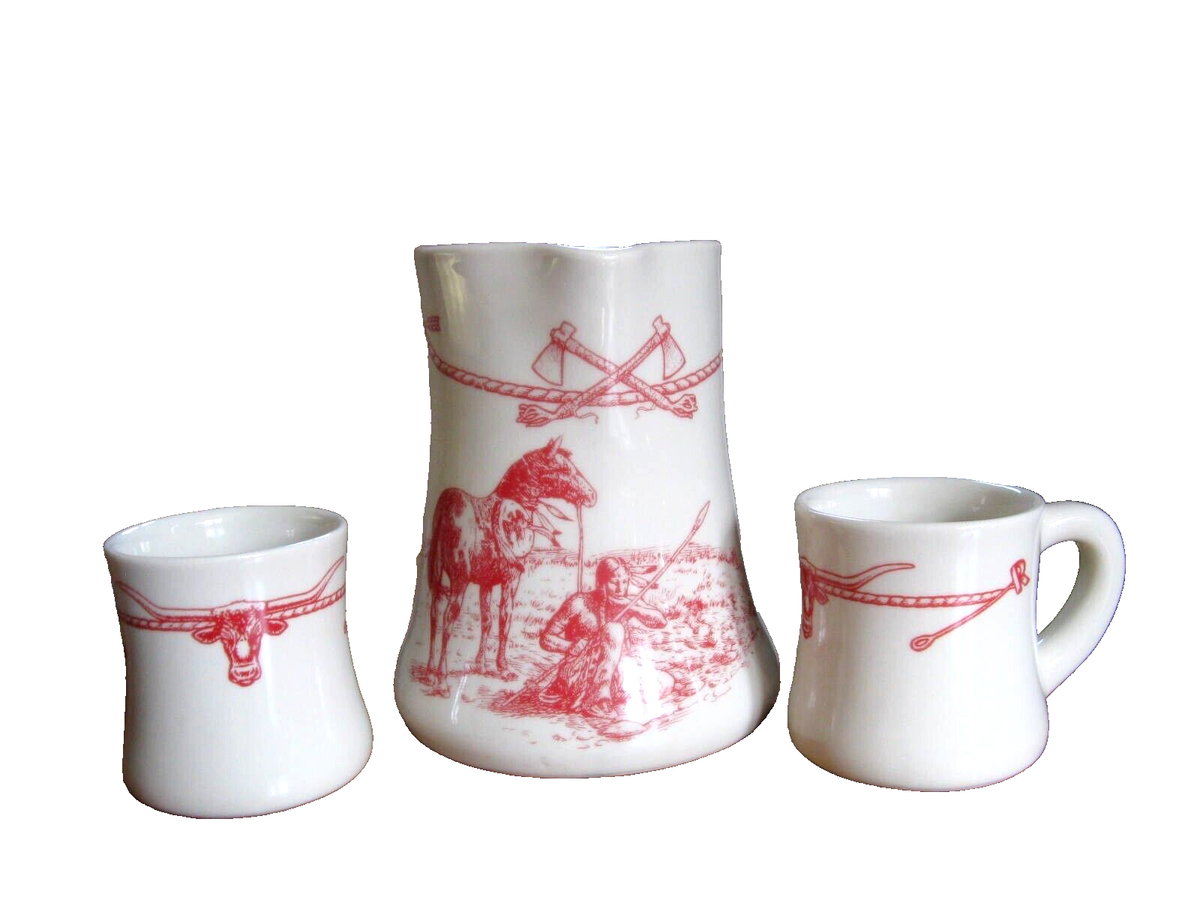 Sky Ranch Western Vintage Western Dinnerware Set Of Sky Ranch