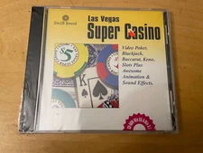 LAS VEGAS SUPER CASINO CD ROM SWIFT JEWEL BRAND NEW SEALED