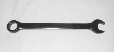 Combination Wrench 18mm Open End 12 point Closed End 9''l - Unbranded Black