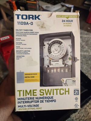 TORK Indoor-Outdoor Time Switch 24Hrs Multi-Voltage 120/208-277VAC 60HZ