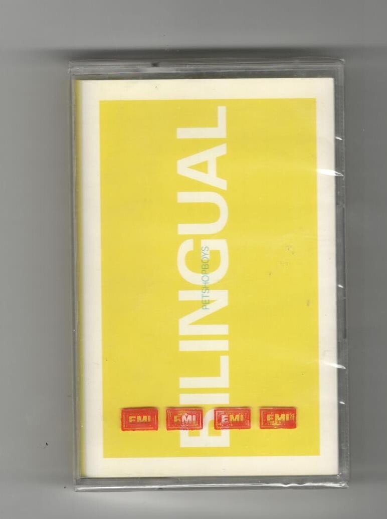 PET SHOP BOYS -BILINGUAL MC MUSICASSETTA NUOVA SIGILLATA