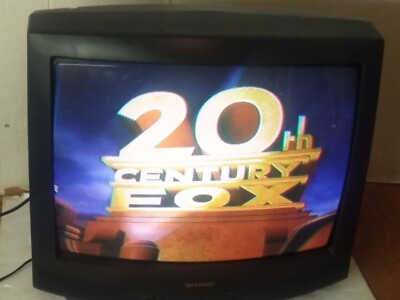 Vintage Sharp 25K-M100 CRT TV Retro Gaming Television No Remote