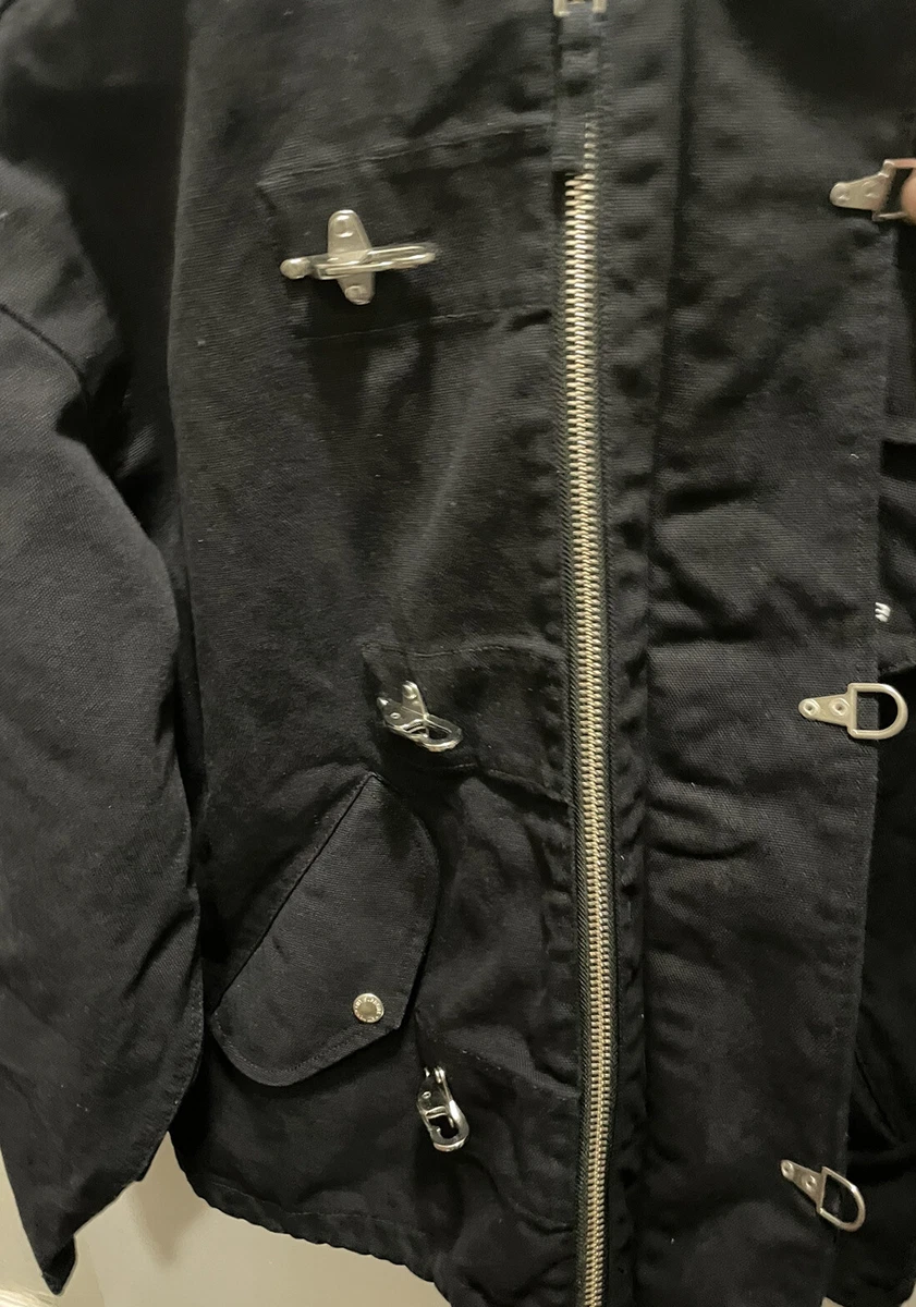 Supreme Canvas Clip Jacket Men’s SIZE SMALL Black Lobster Clip and Sticker