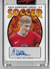 MAX WOLTMAN 2022 Leaf Signature FIRE MASTERPIECE Rookie Auto RC Autograph 1/1