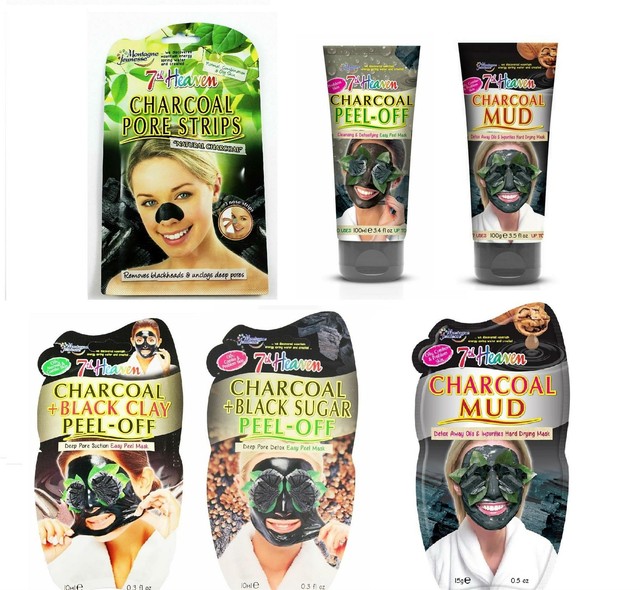Charcoal Face Mask Pack Exfoliating Peel Off Mud Masks Skin Care 7th Heaven