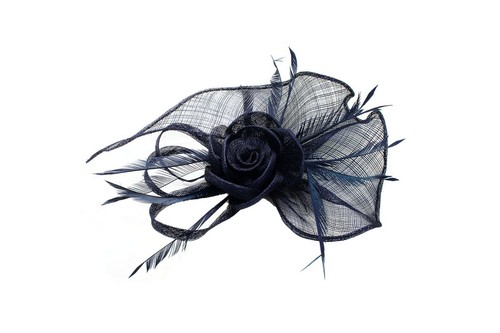 Damas Mujeres Sinamay Boda Carrera Ocasión Dima Clip Flor Sombrero Fascinador - Imagen 26 de 75