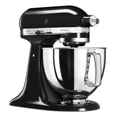 KitchenAid Artisan 5KSM125EOB Küchenmaschine schwarz 4,8L Direktantrieb