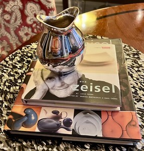 Eva Zeisel STERLING SILVER Modernist Vase By The Orange Chicken, ‘99 NY+2 Books