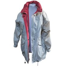 Vintage 90's London Fog Beige Women's M Parka Coat Jacket with hood