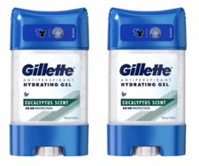 2 X Gillette Eucalyptus Scent Deodorant Antip...