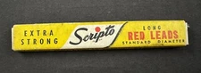 Vintage Scripto Extra Strong Long Red Leads Standard Diameter No. E520