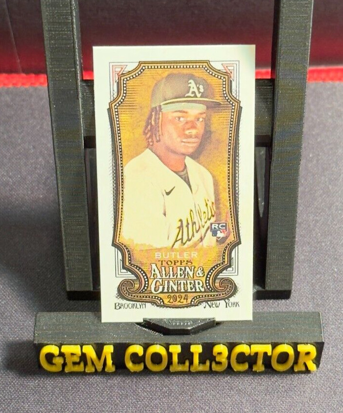 Lawrence Butler 2024 Topps Allen & Ginter #57 Mini (RC) - Oakland Athletics