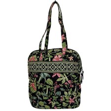 Vera Bradley Botanica Tall Zip Tote Cotton Fl...