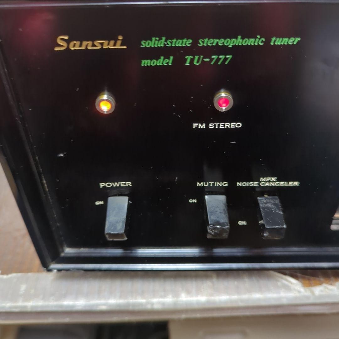 Sansui tu-777 vintage audio equipment - eBay listing photo 1