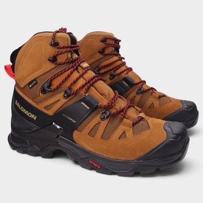 Salomon Quest 4 GTX Hiking Boots Mens 12 Gore-Tex Brown Black L47156400 New