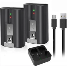 2-Pack Replacement Battery for Ring-Doorbell 6040mAh Rechargeable Camera Li-ion 